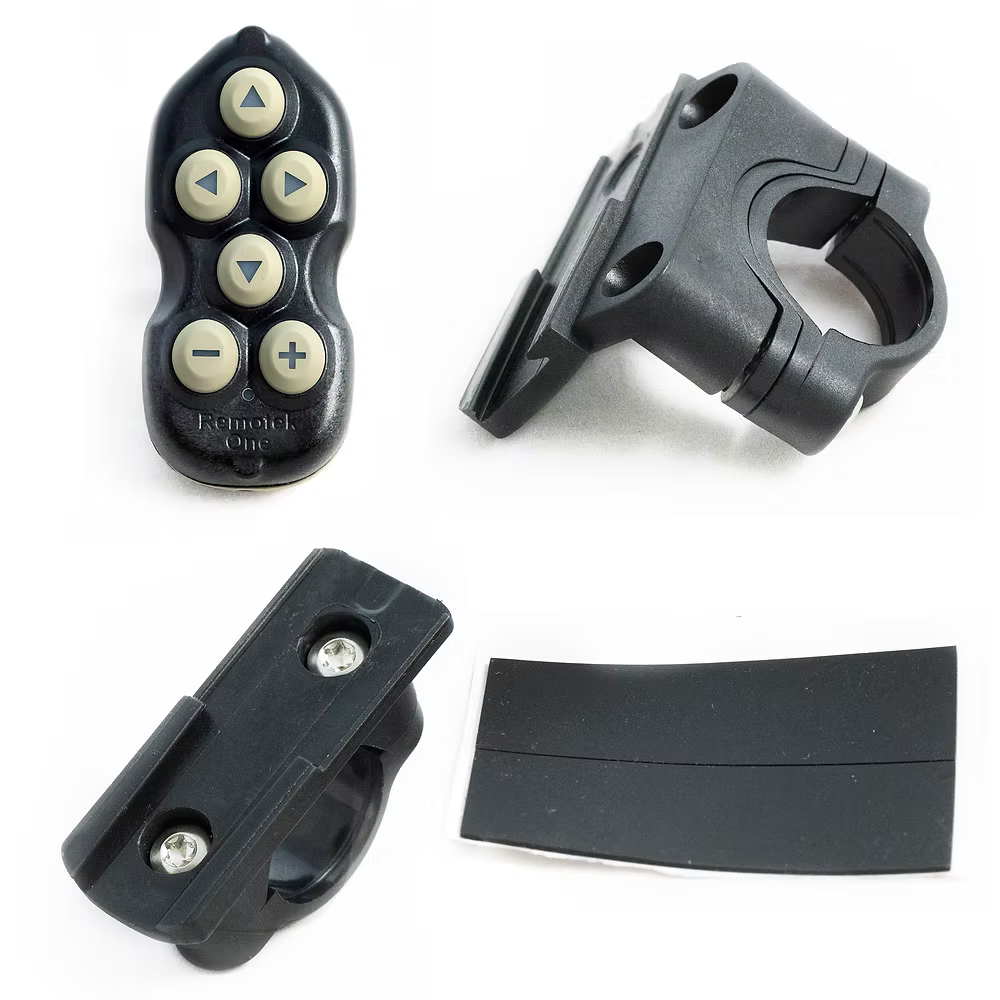 Remotek motorcycle handlebars bluetooth controller for sat nav and digital road book.