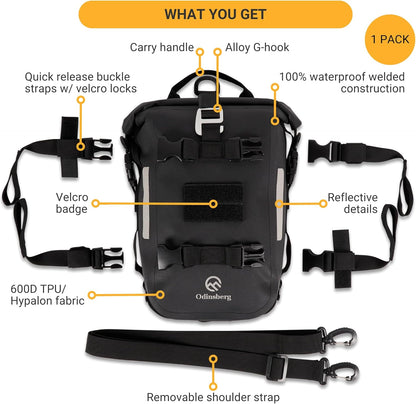 Odinsberg Ragnarok 7L Waterproof Motorcycle Tail Bag