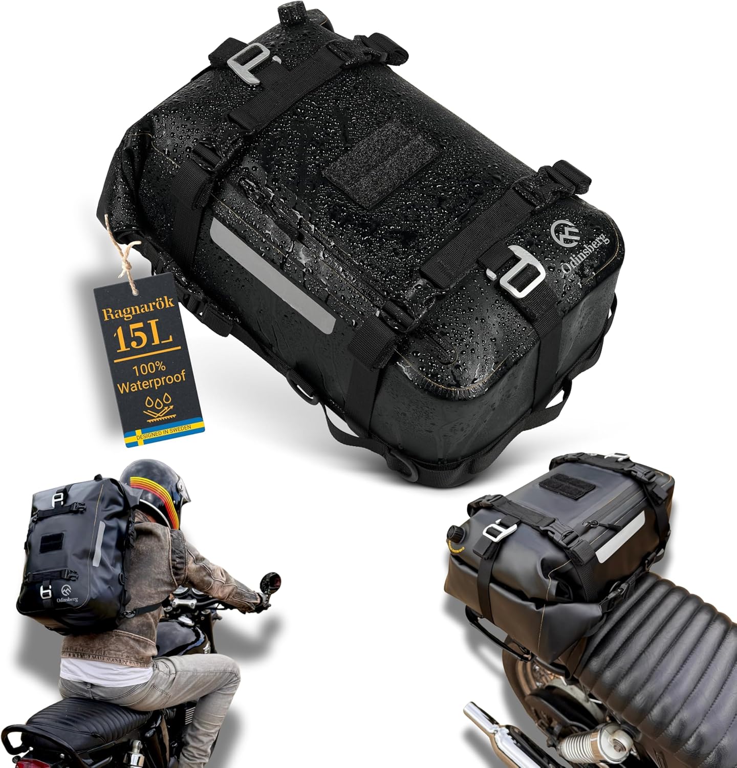 Odinsberg Ragnarok 15L Waterproof Motorcycle Bag v2