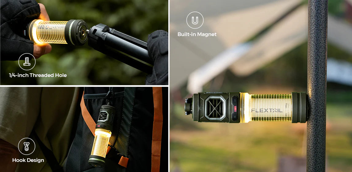 Flextail Tiny Repel 3 in 1 Mosquito Repellent, Light and Power Bank