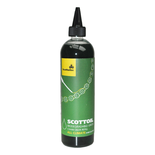 Scottoiler 500ml/16.9 fl.oz. of All Climate Biodegradable Green Scottoil