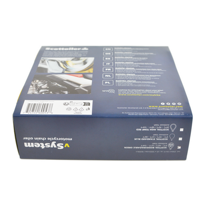 Scottoiler The vSystem automatic motorcycle chain oiler is the original Scottoiler.