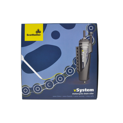 Scottoiler The vSystem automatic motorcycle chain oiler is the original Scottoiler.