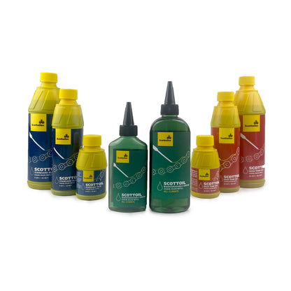 Scottoiler 500ml/16.9 fl.oz. of All Climate Biodegradable Green Scottoil
