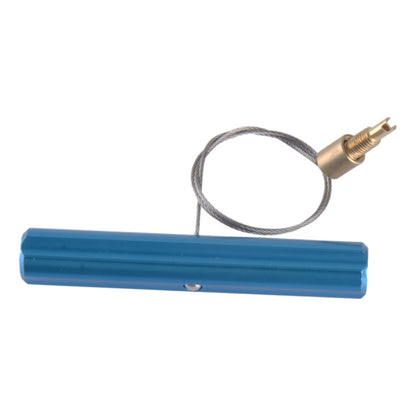 Motorcycle Air Valve Puller Tube Tire Stem Tool Blue 80x10mm/3.1x0.4in
