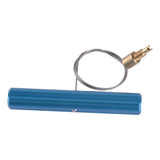 Motorcycle Air Valve Puller Tube Tire Stem Tool Blue 80x10mm/3.1x0.4in